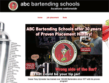 Tablet Screenshot of abcbartendingdallas.com